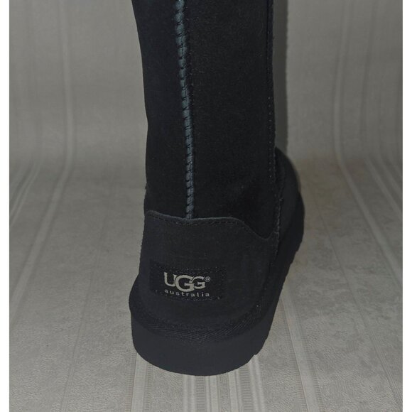 UGG Australia KIDS Black Classic Tall Suede Sheepskin Boots Size US 3 NEW #5229 - Picture 4 of 11